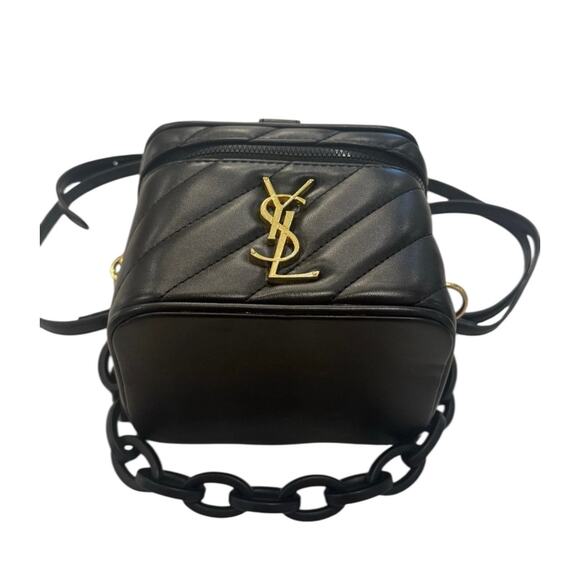 YSL Yves Saint Laurent Beaute GWP VIP Vanity Case Converted Bag Black NIB - Picture 7 of 14